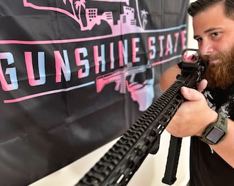Gunshine State Florida LGB FJB Doublesided Flag