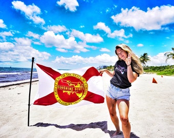 Gunshine State Florida LGB FJB Doublesided Flag