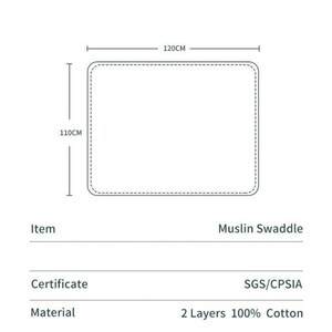 Sonder Muslin Swaddle Breathable Multi-Use Blanket B.Y.O.B Build Your-Own-Bundle image 4