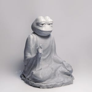 The Awakened Pepe Statue