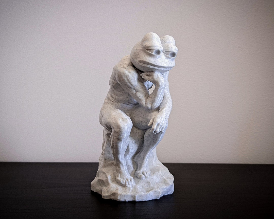 The Feeler Pepe Statue Etsy
