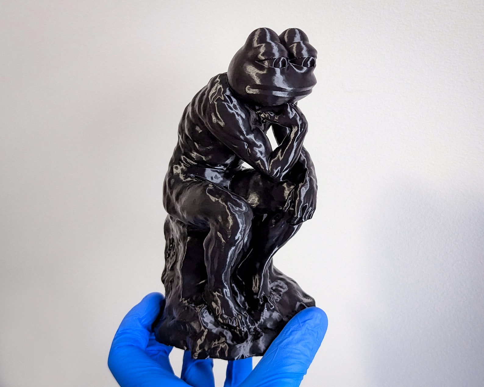 The Feeler Pepe Statue Etsy