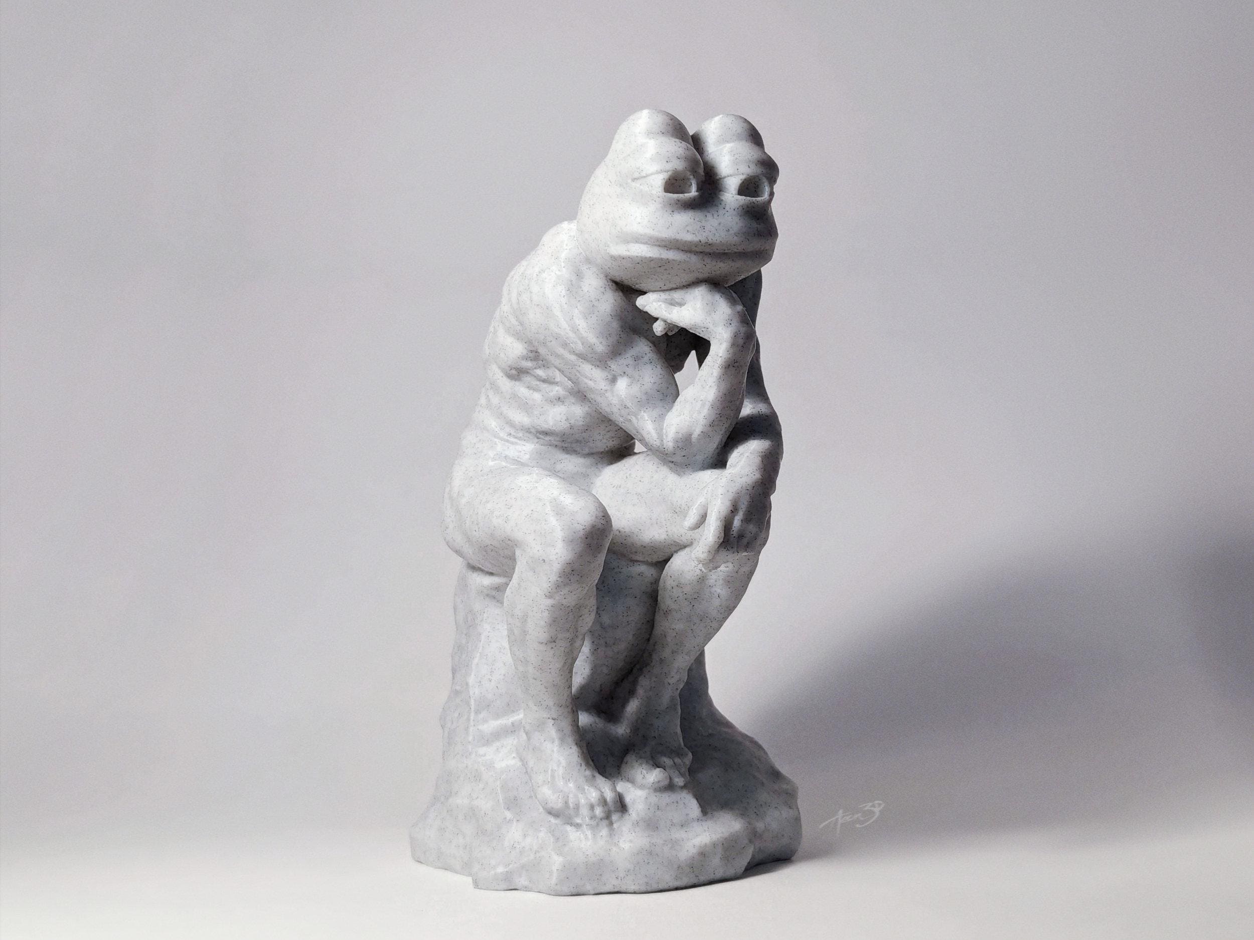 The Feeler Pepe Statue - 3D Printed Figurine - Etsy