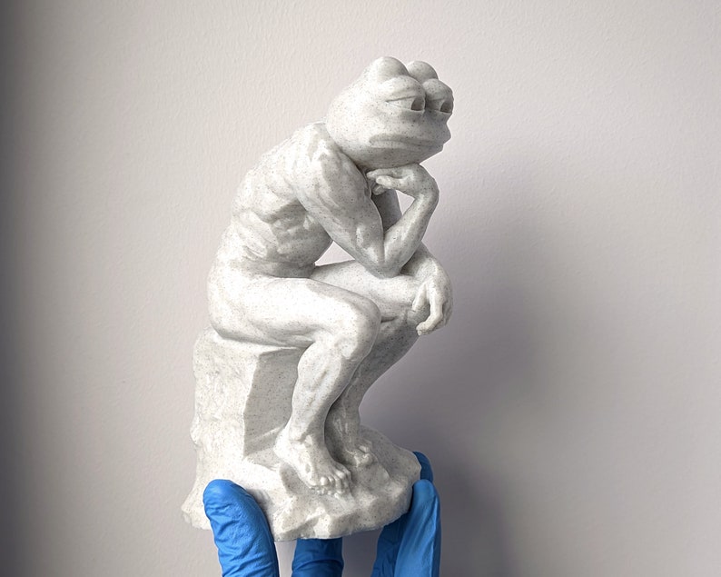 The Feeler Pepe Statue Etsy