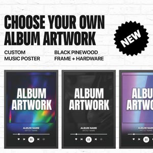 Elige tu propio póster de álbum / Póster de álbum personalizado / Portada de álbum / En reproducción / Impresión de póster / Póster grande / Decoración de pared Regalos musicales