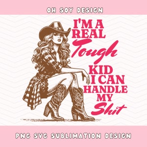 I'm A Real Tough Kid SVG PNG, TTPD Dichter SVG PNG, Vektorkunst, Era SVG png, Swift svg png, Vintage Poesie