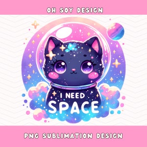 J'ai besoin d'espace PNG, png à la mode drôle de chat noir, conception numérique pour des t-shirts, des sacs fourre-tout, des autocollants et plus