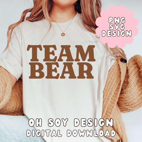 Team Bear SVG PNG, Bear Pin Up Woman, Trending design, Digital design for tshirt, sweater, tote bags, stickers and more