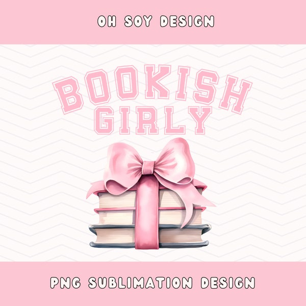 Pink Bow Bookish Girly Book PNG, Trendy Bow png, Soft Girl Era png, Aesthetic png, Ribbon png, Girlie Png, pink bow png, Bookish Png