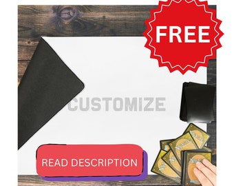 Customize your mat for free l Personalized mat l High quality Custom Deskmat, read description before purchasing.