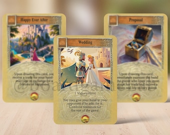 Tarjeta de propuesta personalizada de Catan: ¿Te casarías conmigo? Boda al estilo de Catan, Colonos de Catan, Anillo para ella, Regalo para ella, Amor en Catan.