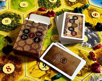 Settlers of Catan fan made chance cards, Unofficial expansion for catan, Doubles Dice Cards for Catan, Board game expansion, Catan Expansion