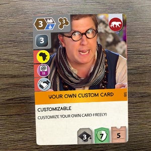 Passen Sie Ihre eigene Ark Nova Karte an l Ark Nova Brettspielzusatz l personalisierte Arch Nova Erweiterung, lustiges Brettspiel