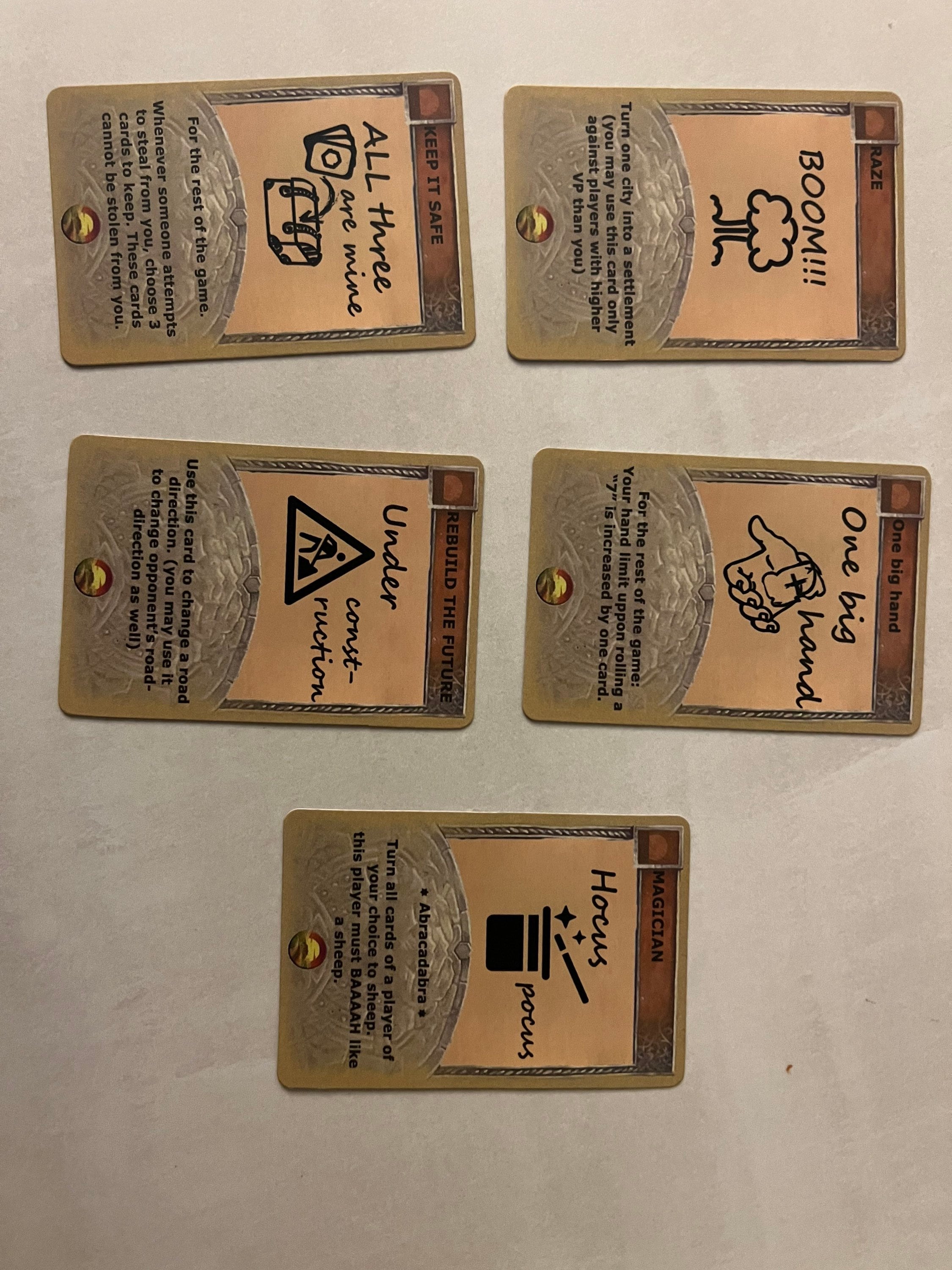 Development Cards Custom Catan Development Cards - Fan Made Unofficial Development Cards ...