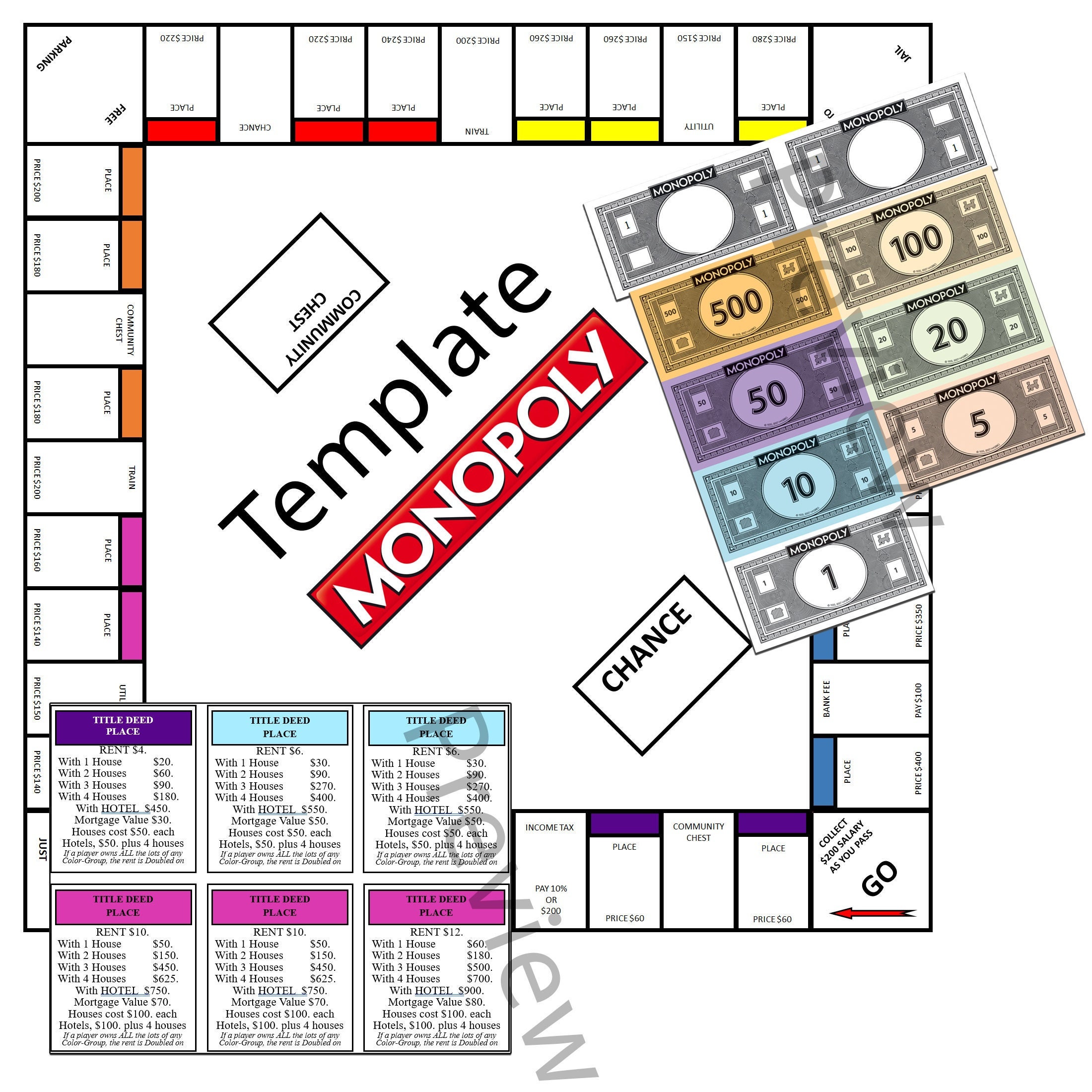 Custom Monopoly Board Game: Create Your Own Fun! by 521promo - Issuu