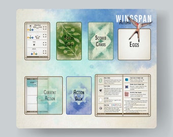 Wingspan Playmat Fan Made addition - UNOFFICIAL PRODUCT - Ready to ship
