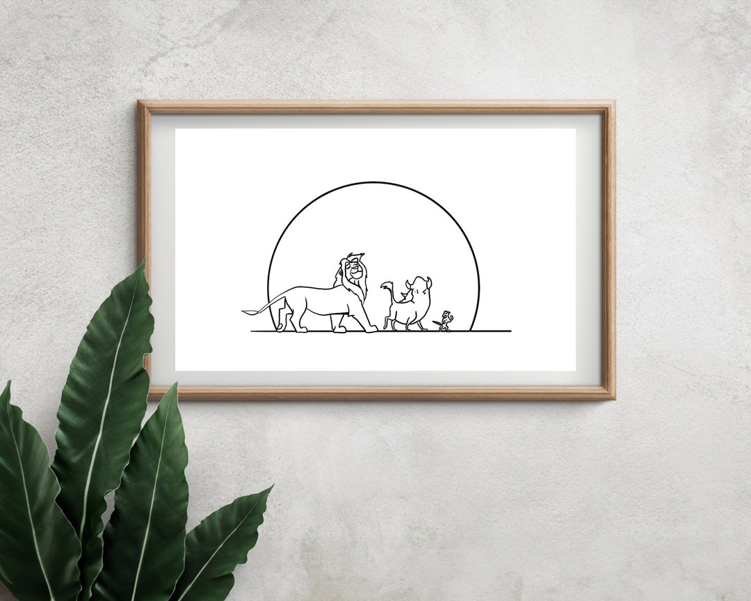 Lion King Hakuna Matata Decoration wall, Desktop, Etc. - Etsy