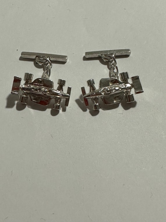 Brand New Sterling Silver .925 Pair of Indy Car C… - image 6