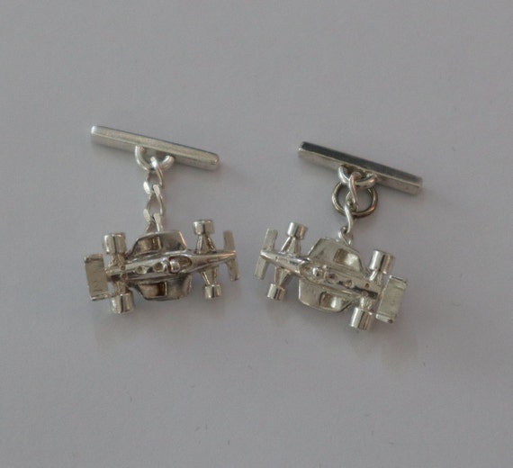 Brand New Sterling Silver .925 Pair of Indy Car C… - image 7
