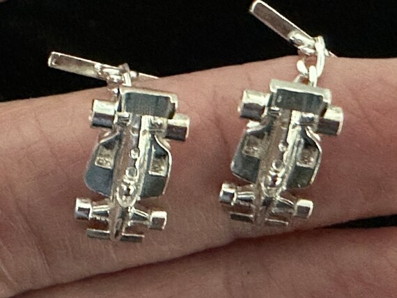 Brand New Sterling Silver .925 Pair of Indy Car C… - image 5