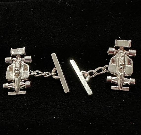 Brand New Sterling Silver .925 Pair of Indy Car C… - image 1