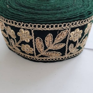 2 yards of Dress Scarf Dupatta Border Dupatta Lace, Craft, Sewing Saree Indian Lace