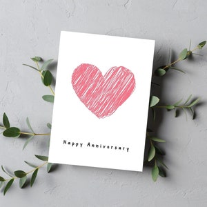 Happy Anniversary Card, Wife Anniversary, Husband Anniversary, Boyfriend, Girlfriend