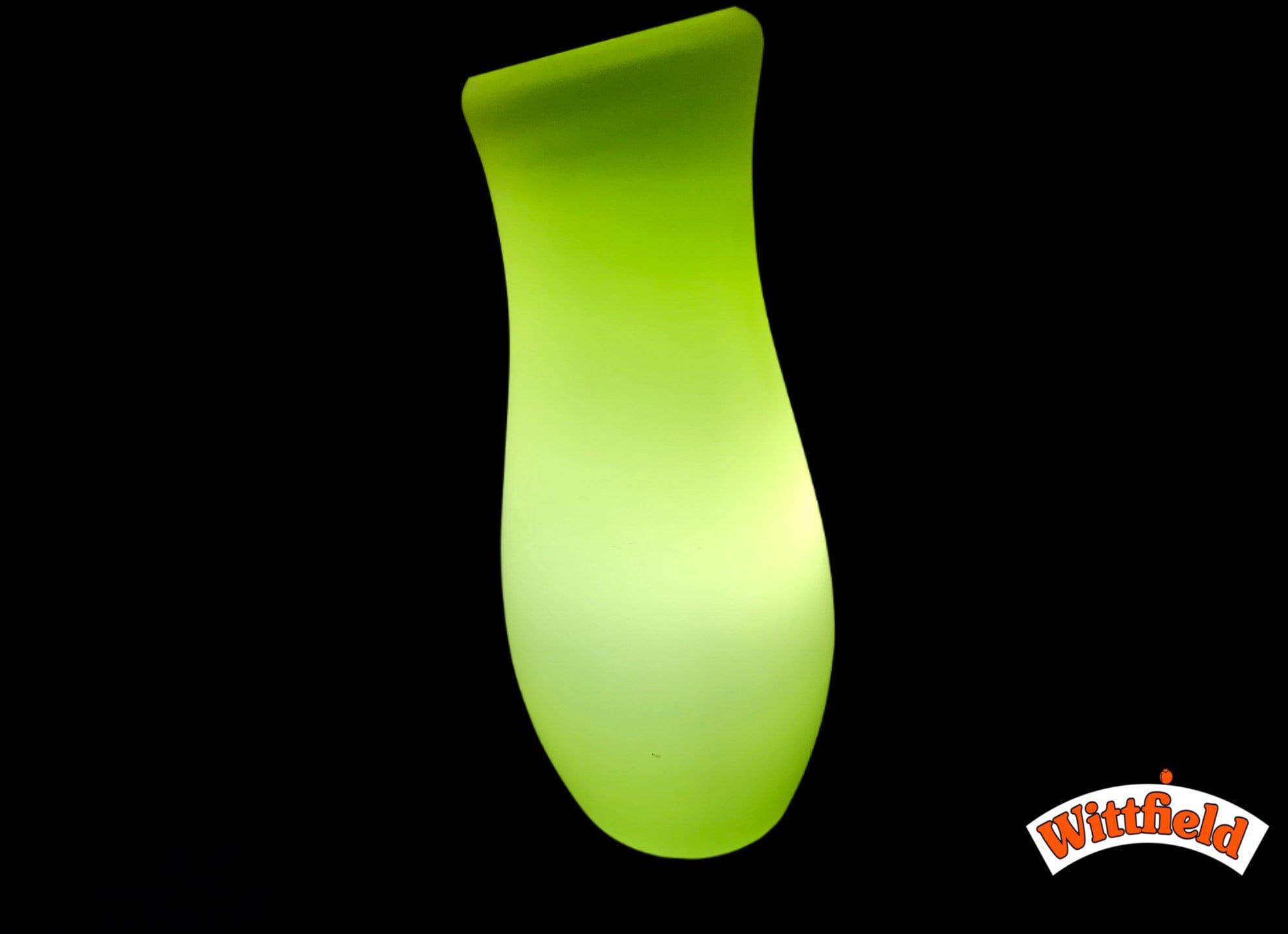 IKEA MYLONIT - hand-blown glass green, 1980s , table lamp - B0217 Sweden