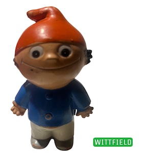 1960s ZDF Mainzelmännchen Goebel Figure No. 4 rarity 11 cm Gummy Made in Germany