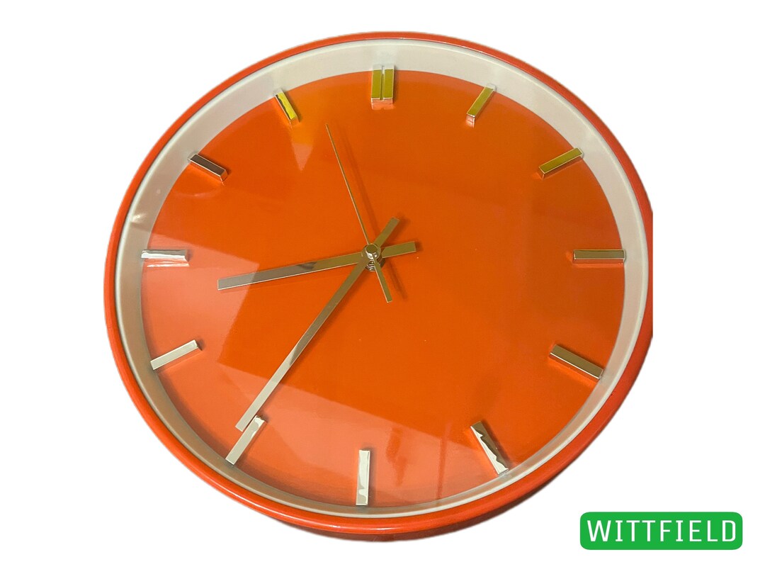 1990s Large Ikea Wall Clock Battery Operated 31 Cm Quartz Etsy
