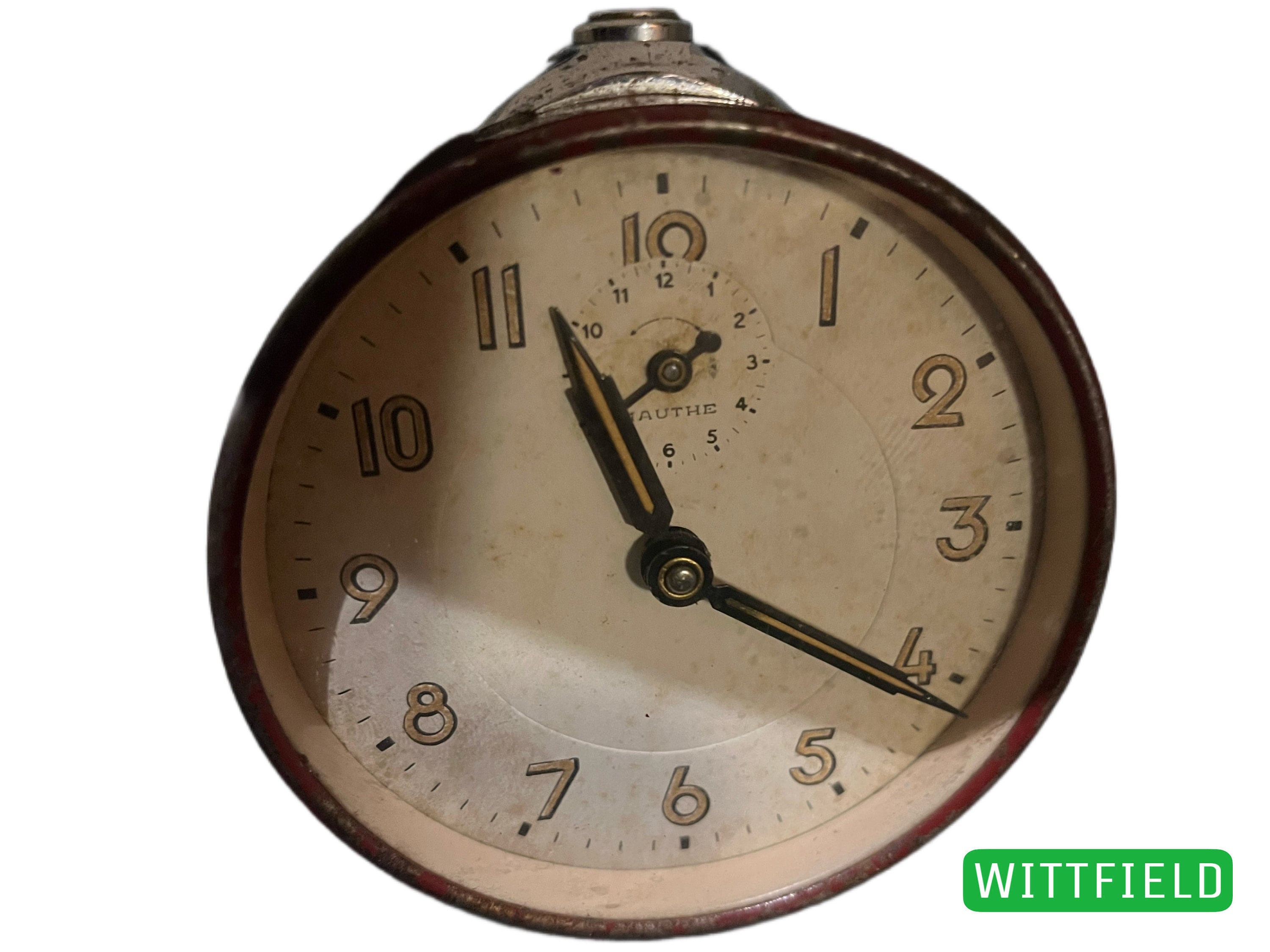 1940s Mauthe Mech. Alarm Clock in Art Deco Style Alarm Clock Etsy