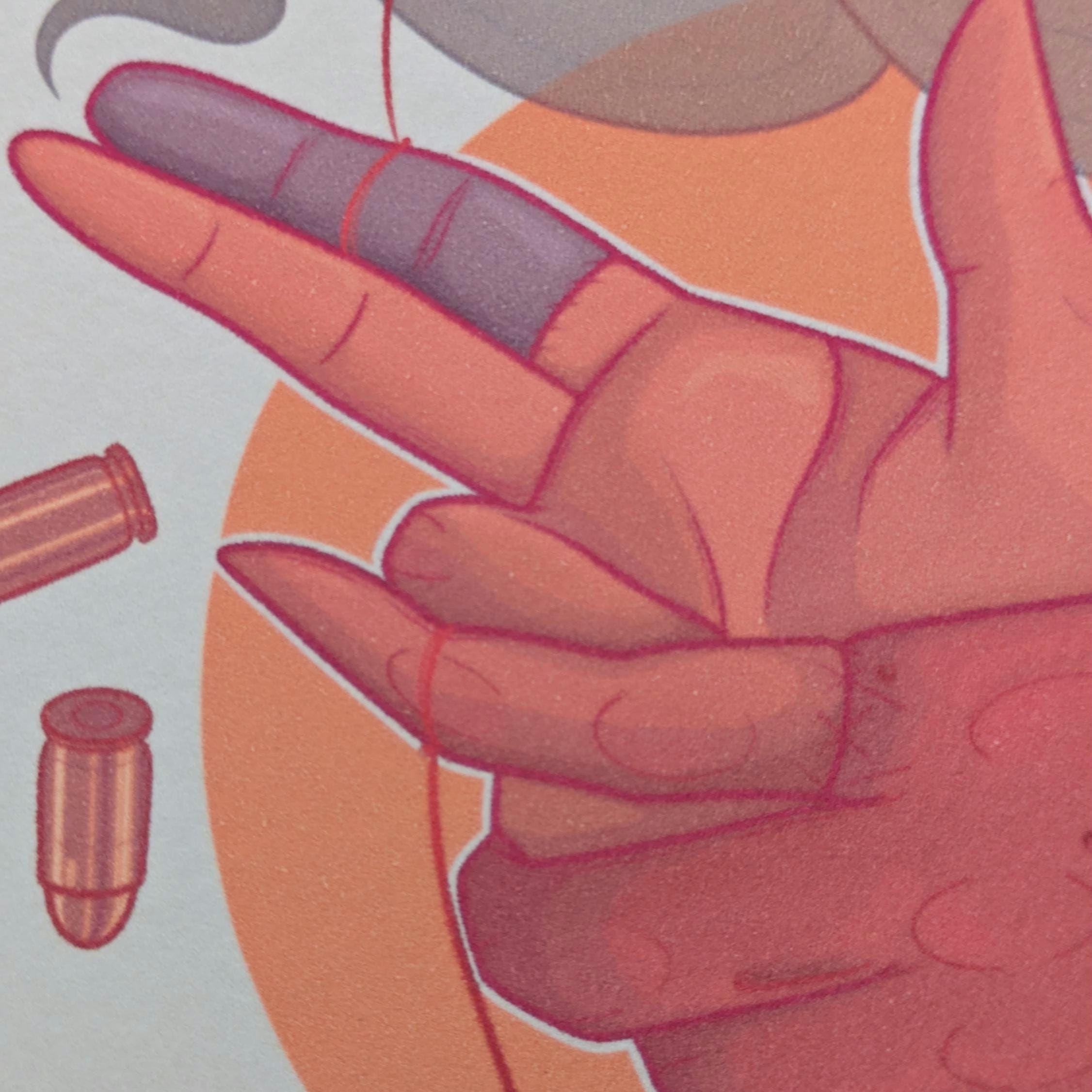 Trigger Fingers - Fallout TV Series Mini Print - Etsy