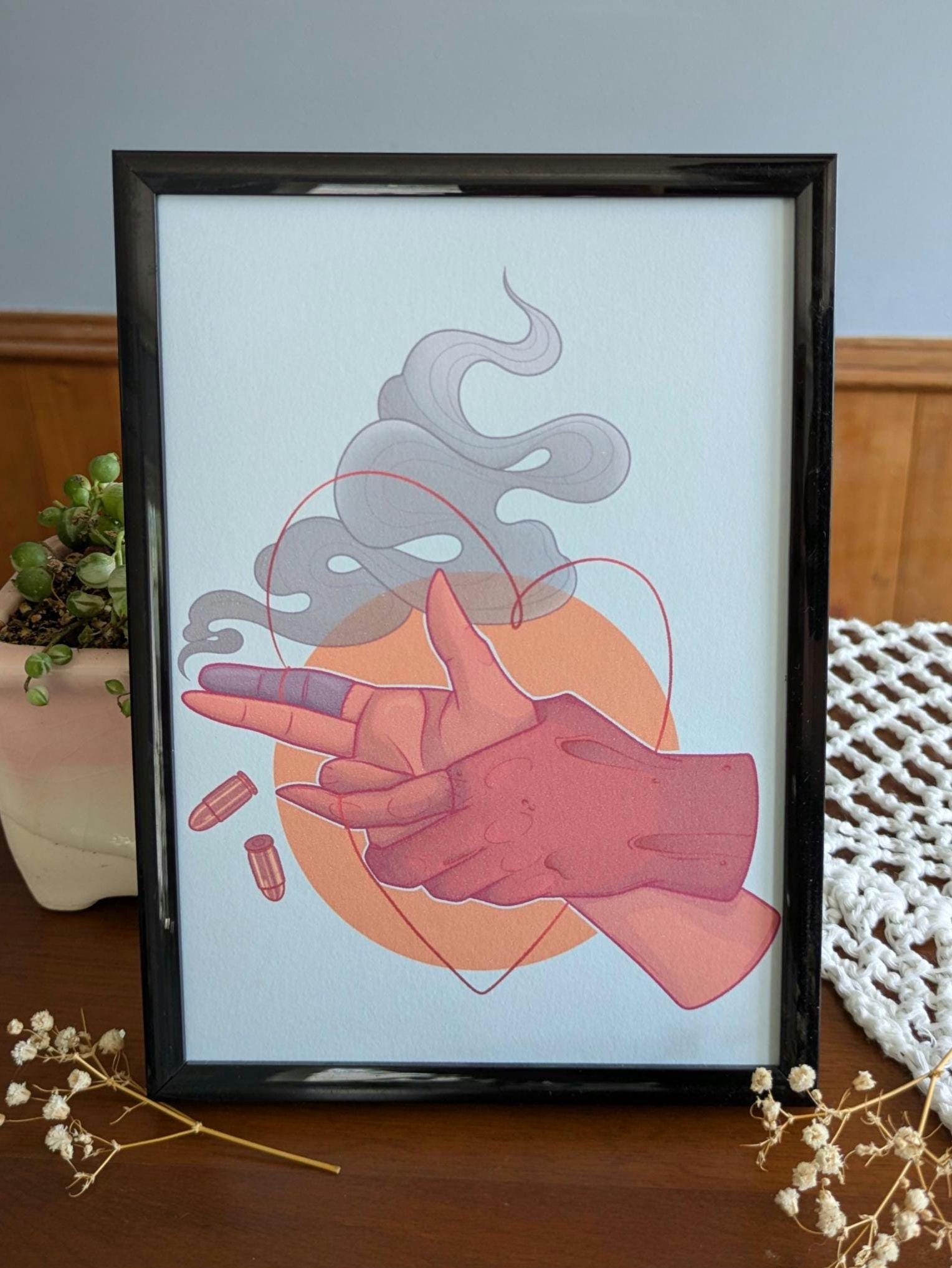 Trigger Fingers - Fallout TV Series Mini Print - Etsy