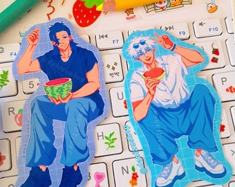 Cursed Anime Duo Stickers: 3" Vinyl Die Cut Stickers