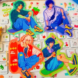 Xiao Kazuha Scaramouche Venti stickers / Xiao sticker / Kazuha sticker / Wanderer sticker / Genshin xiao sticker / Genshin kazuha sticker