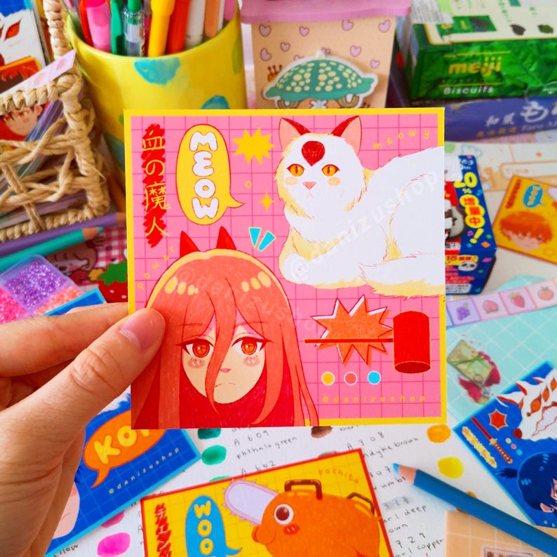 Anime Art Prints 4x4 Print B