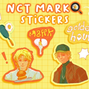 NCT Mark Golden Hour Sticker Pack / NCT Dream Mark Lee Aufkleber / nct127 Mark Sticker Flake / Mark Lee Aufkleber / süße NCT Mark Aufkleber
