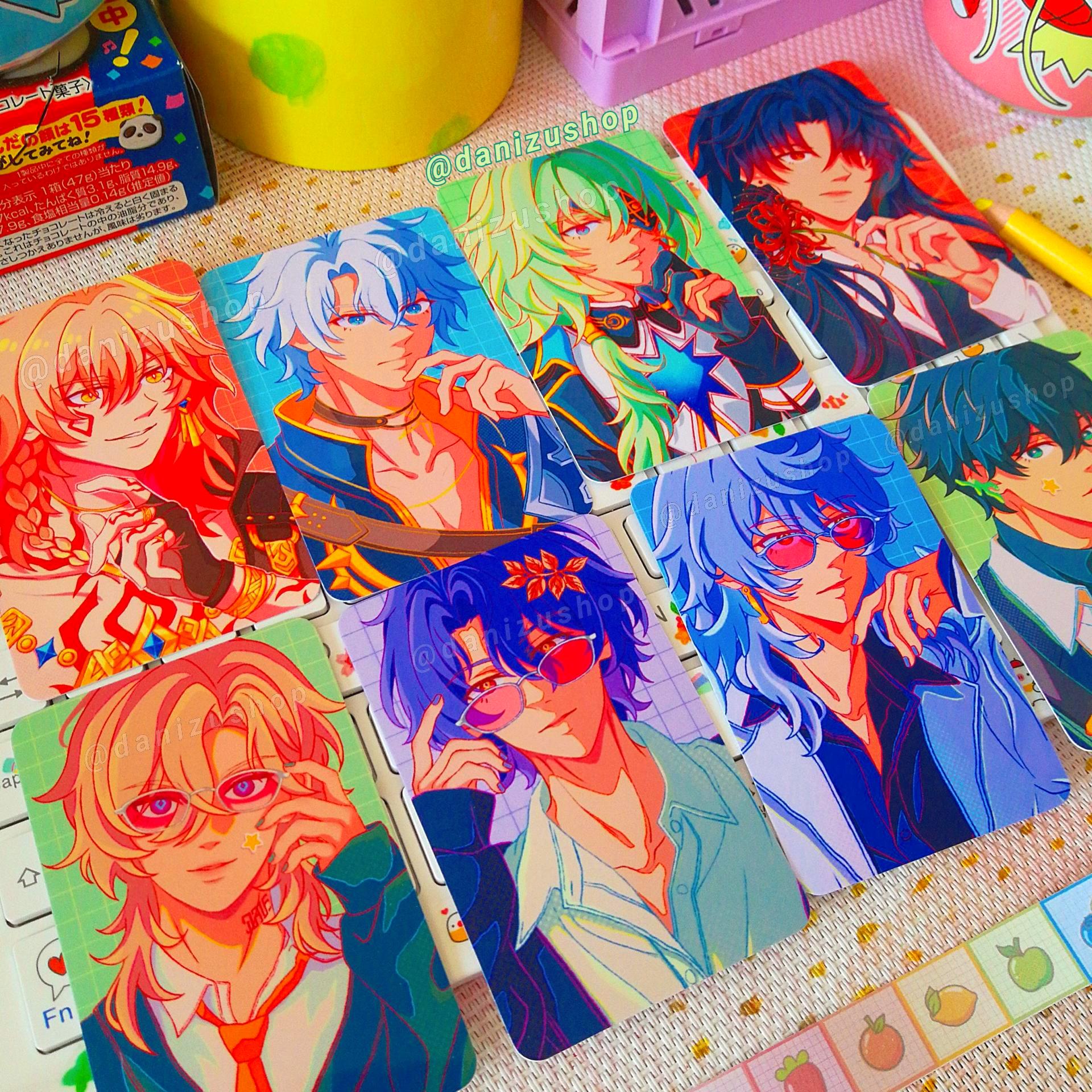 Honkai Star Rail Photocards: Anaxa, Phainon, Mydei, Aventurine, Dr