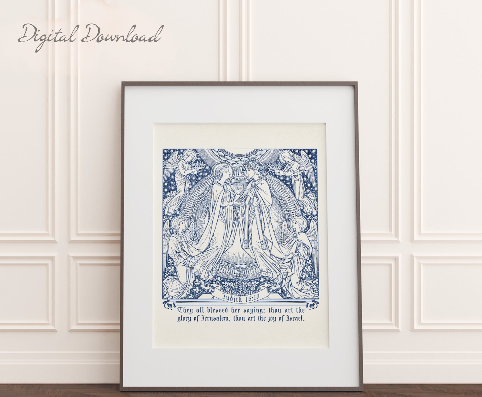 Catholic Wall Art - the Assumption of Mary - Catholic Home Decor ...
