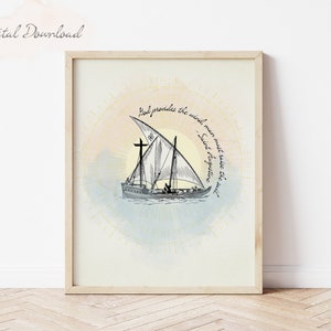 Saint Augustine Quote | Digital Download | Catholic Wall Art | Roman Catholic Saint Quote | Home Decor | Confirmation Gift | Religious Art |