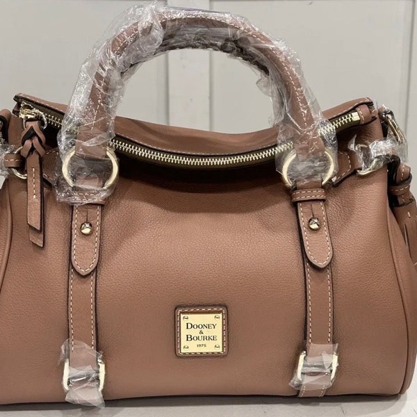 Dooney & Bourke Bark Satchel  Leather - handbag - hard to find