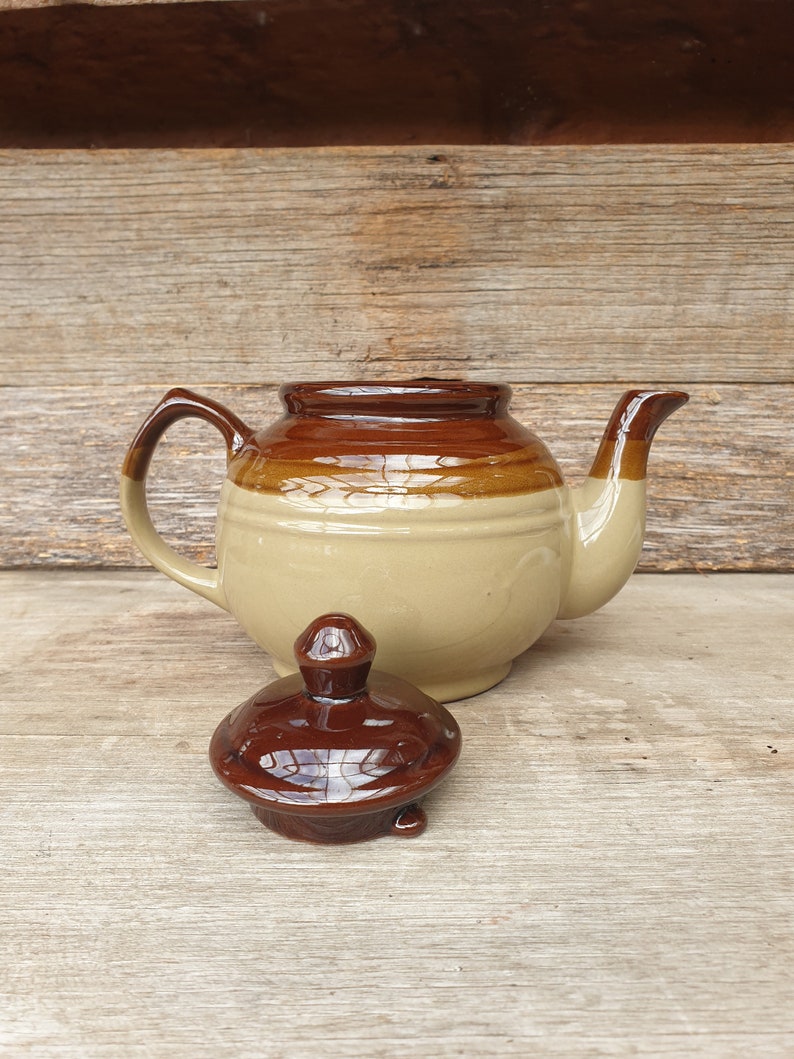 Vintage Tricolour Teapot Made in Taiwan Etsy