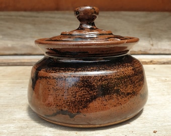 Vintage Pedro Pottery Sugar Bowl