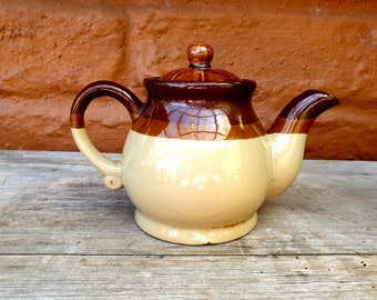 Vintage tri-colour teapot made in Taiwan