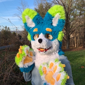 Medium quality mini partial fursuit