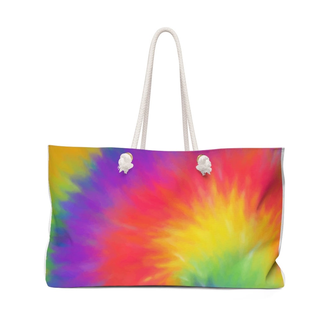 Tie dye weekender bag hotsell