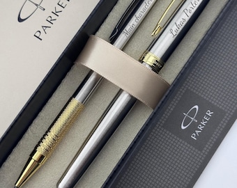 Corporate Gift Custom Parker Pen and Pencil Set, Personalized Executive Gift