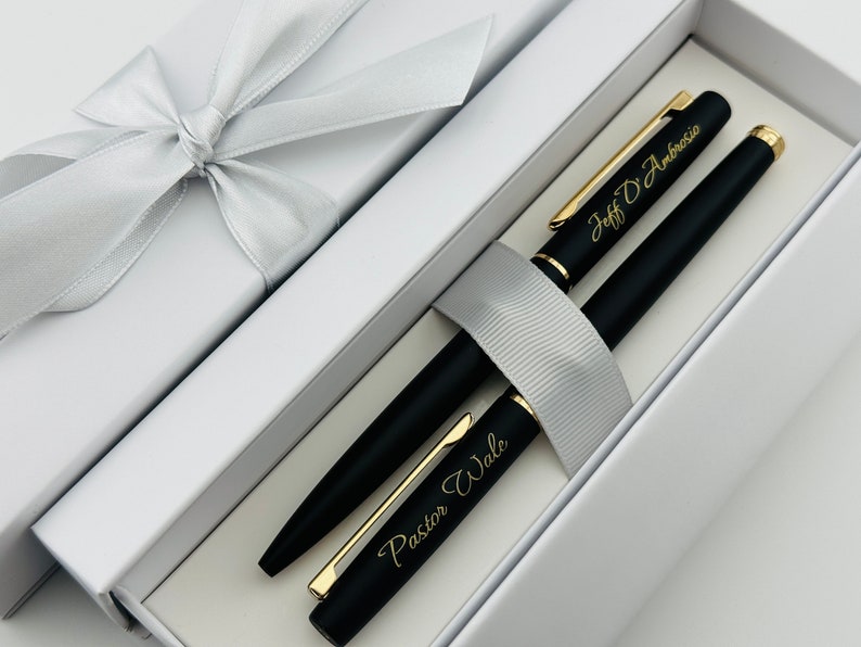 Personalized Pierre Cardin Monza Black Pen