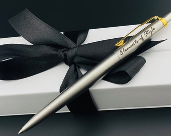 Personalized PARKER Ballpoint Jotter PEN Custom Graduation Pen Teacher Gift Groomsmen Anniversary Engraved Parker Pen