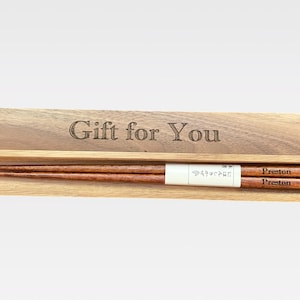 Engraved Wood Chopsticks, Unique Chopsticks Present, Anime Lover Birthday Gift,  Customizable Chopsticks, Birthday Gift for Husband Wife